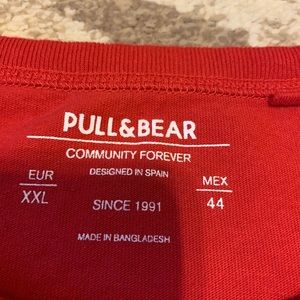 pull and bear community forever t shirt